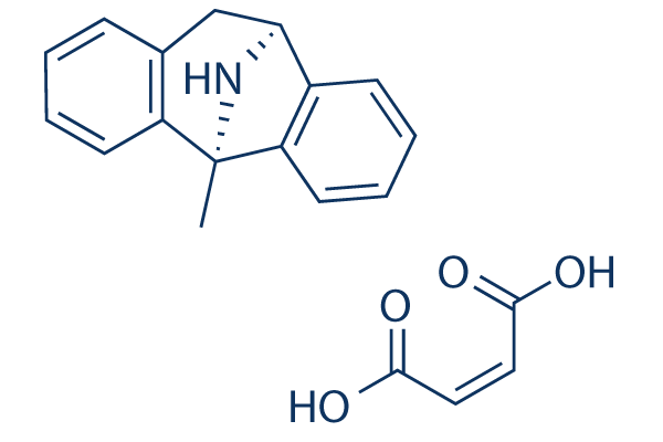 (-)-Dizocilpine (MK 801) Maleate化学構造