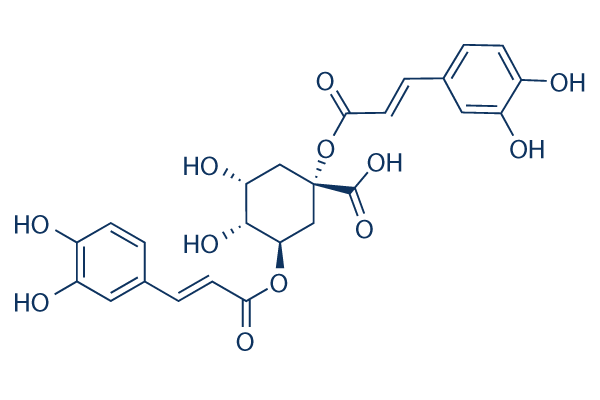 1,3-Dicaffeoylquinic acid化学構造