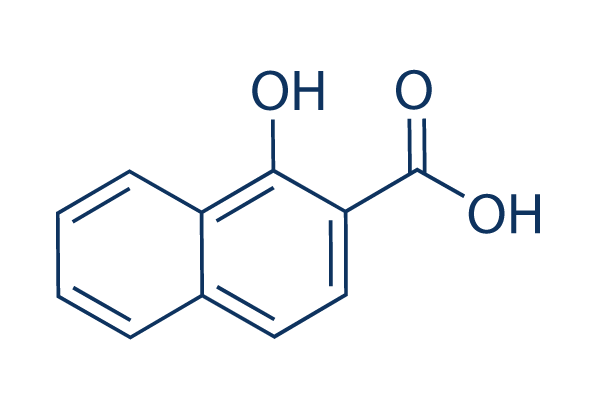 1-Hydroxy-2-naphthoic acid化学構造