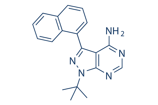 1-Naphthyl PP1(1-NA-PP1)化学構造