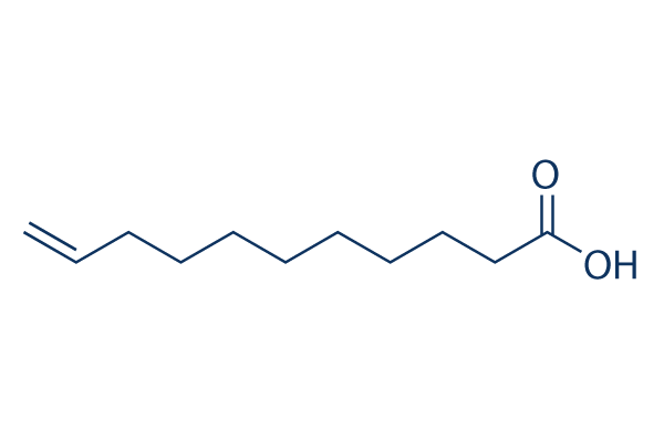 10-Undecenoic acid化学構造