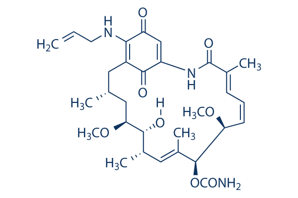 Tanespimycin (17-AAG)化学構造