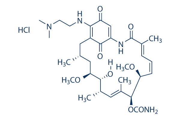 Alvespimycin (17-DMAG) HCl化学構造