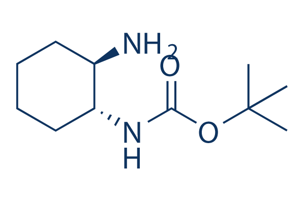 (1R,2R)-trans-N-Boc-1,2-cyclohexanediamine化学構造