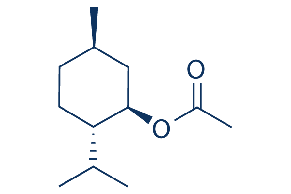 (1R)-(-)-Menthyl acetate化学構造