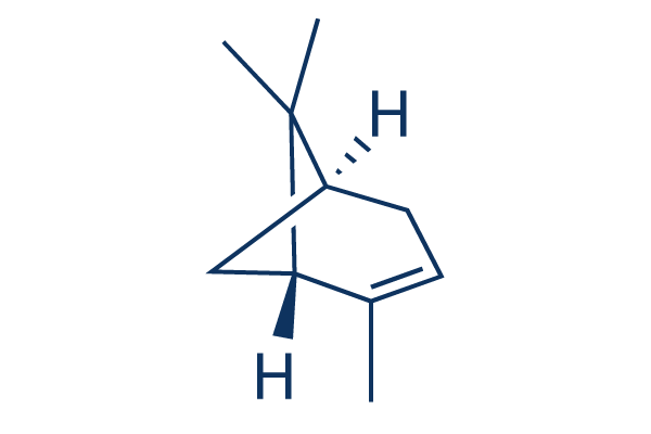 (1S)-(-)-α-Pinene化学構造