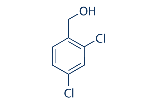 2,4-dichlorobenzyl alcohol化学構造