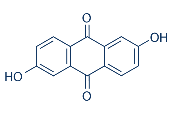 2,6-Dihydroxyanthraquinone化学構造