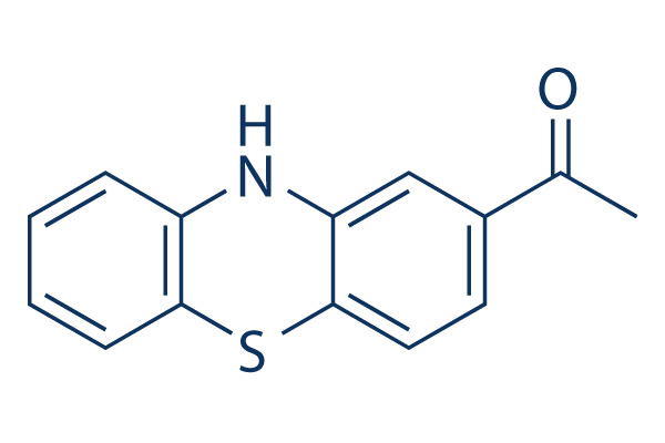 2-Acetylphenothiazine (ML171)化学構造