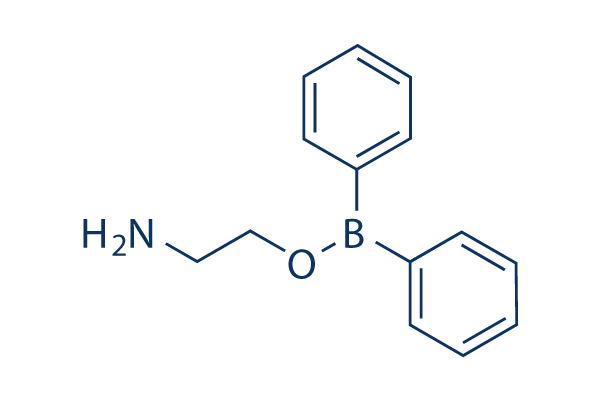 2-APB (2-Aminoethyl Diphenylborinate)化学構造