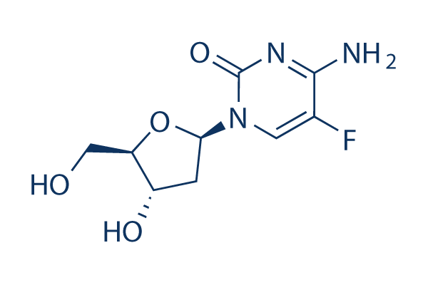2'-Deoxy-5-Fluorocytidine化学構造