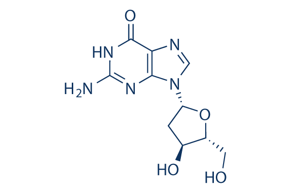 2'-Deoxyguanosine monohydrate化学構造