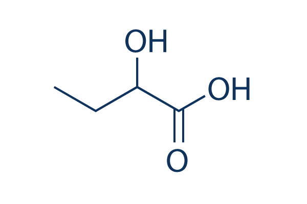 2-Hydroxybutyric acid化学構造