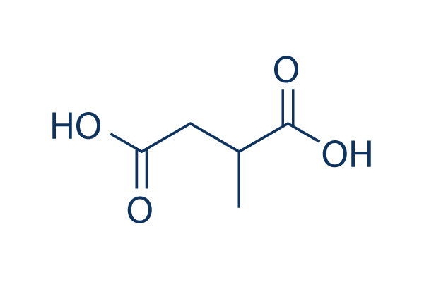 2-Methylsuccinic acid化学構造