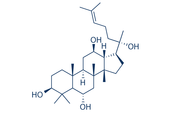 (20S)-Protopanaxatriol化学構造