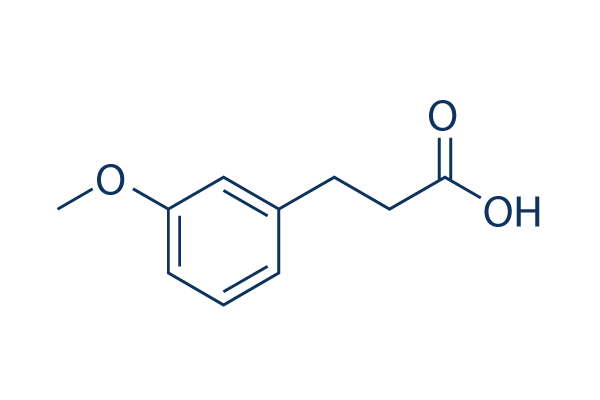 3-(3-Methoxyphenyl)propionic acid化学構造