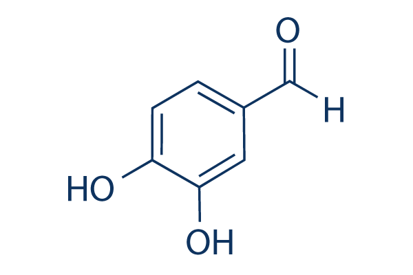 3,4-Dihydroxybenzaldehyde化学構造