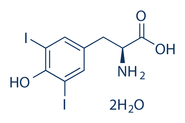 3,5-Diiodotyrosine Dihydrate化学構造