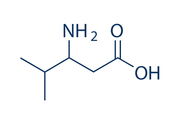 3-Amino-4-methylpentanoic acid化学構造