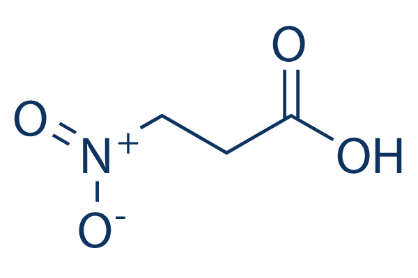 3-Nitropropionic acid (3-NP)化学構造