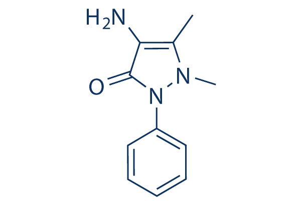 4-Aminoantipyrine化学構造
