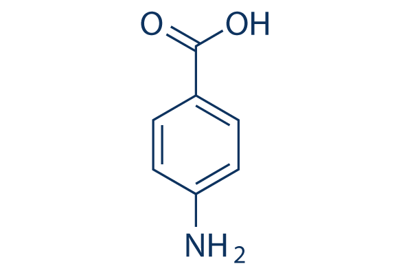 4-Aminobenzoic acid化学構造