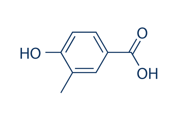 4-Hydroxy-3-methylbenzoic acid化学構造