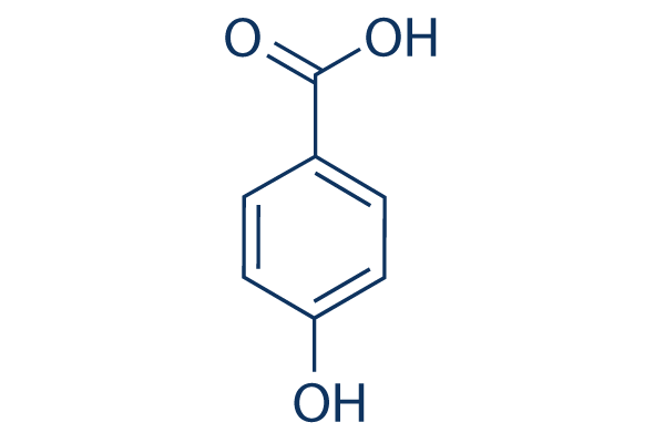 4-Hydroxybenzoic acid化学構造