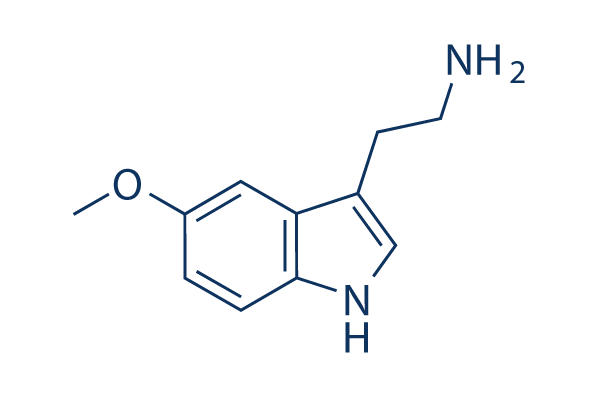 5-Methoxytryptamine化学構造