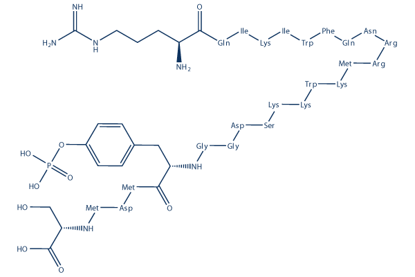 740 Y-P (PDGFR 740Y-P) 化学構造