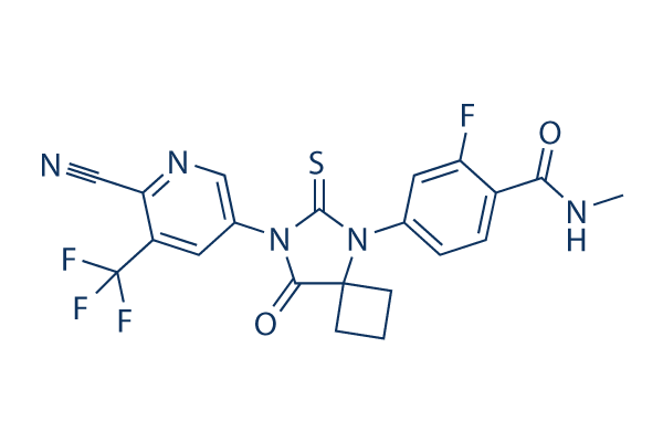 Apalutamide (ARN-509)化学構造
