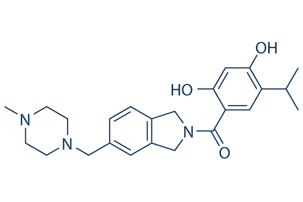 Onalespib (AT13387)化学構造