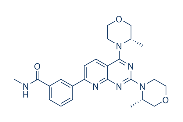 Vistusertib (AZD2014)化学構造