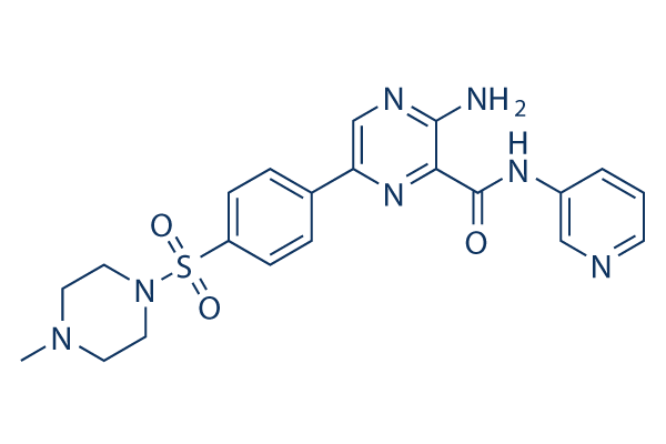 AZD2858化学構造