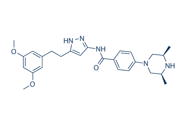 AZD4547化学構造