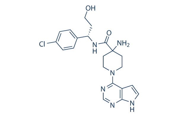 Capivasertib (AZD5363)化学構造