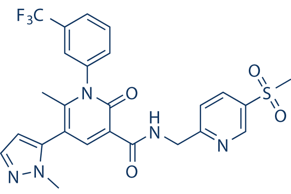 Alvelestat (AZD9668)化学構造