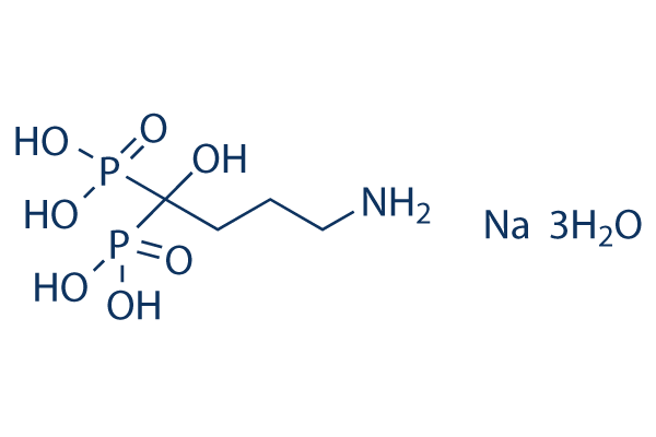 Alendronate sodium trihydrate化学構造