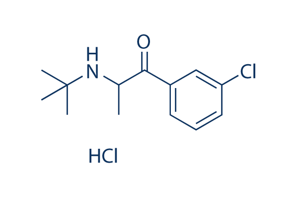 Amfebutamone (Bupropion) HCl化学構造