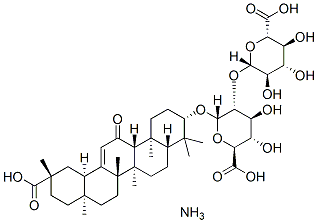 Ammonium Glycyrrhizinate化学構造