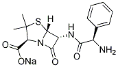 Ampicillin sodium化学構造