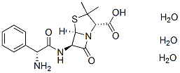 Ampicillin Trihydrate化学構造