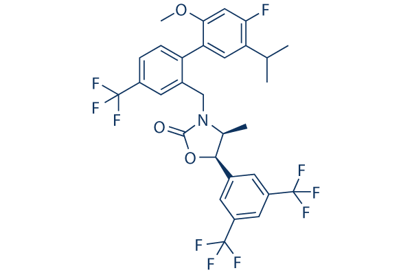 Anacetrapib (MK-0859)化学構造