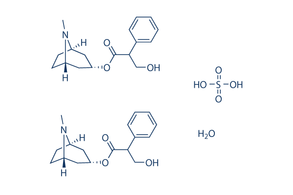 Atropine sulfate monohydrate化学構造