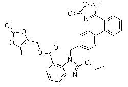 Azilsartan Medoxomil化学構造