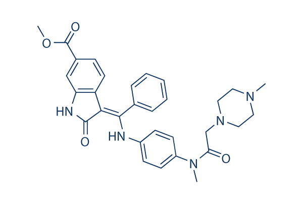 Nintedanib (BIBF 1120)化学構造