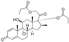 Beclomethasone dipropionate化学構造