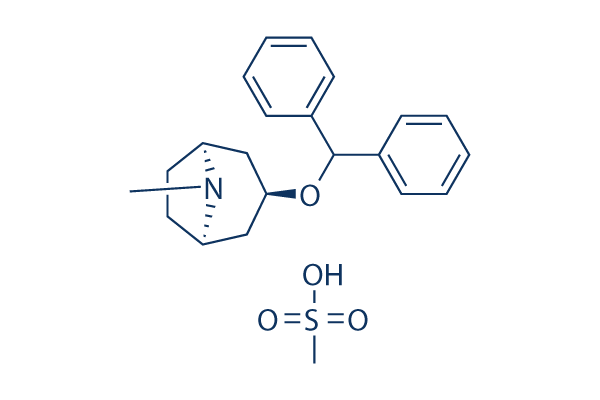 Benztropine mesylate化学構造