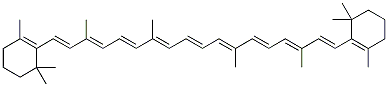 Beta Carotene化学構造