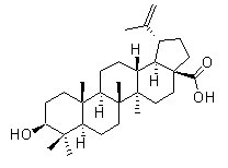 Betulinic acid化学構造